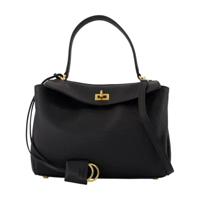 Balenciaga Rodeo Top Handle Small Purse In Black