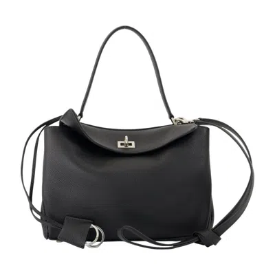 Balenciaga Rodeo Top Handle Small Purse In Black