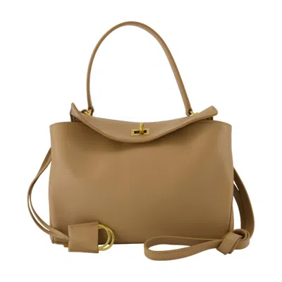 Balenciaga Rodeo Top Handle Small Purse In Brown