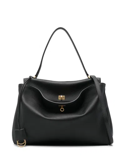 Balenciaga Rodeo Tote Bag In Black
