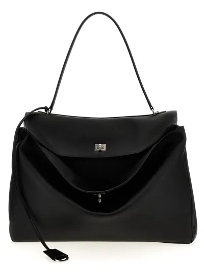 Balenciaga Rodeo Xl Shoulder Bags Black