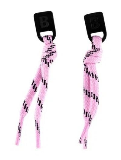 Pre-owned Balenciaga Rope Drop Earrings In Multi
