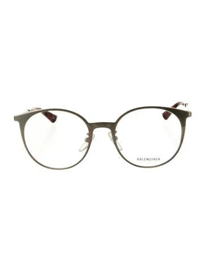 Pre-owned Balenciaga Round Eyeglasses W/ Tags In Brown