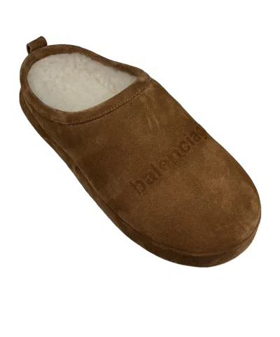 Balenciaga Women's Alaska Slipper  In Beige In Brown
