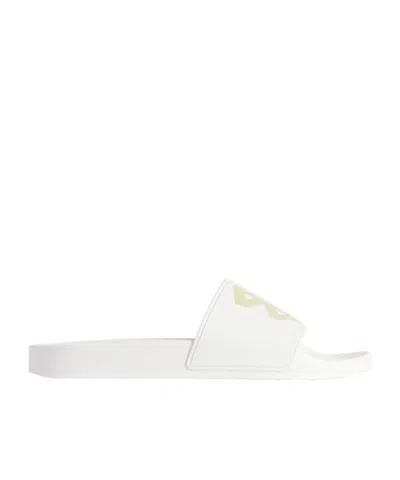 BALENCIAGA BALENCIAGA BB LOGO POOL SLIDE SANDALS