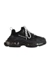 Balenciaga Round-headed Low-top Leisure Sports Shoes In Black
