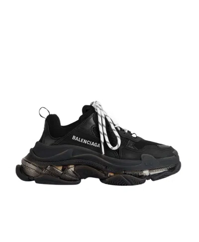 Balenciaga Triple S Sneakers In 1000 Black