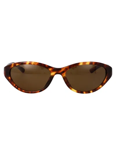 BALENCIAGA BALENCIAGA ROUND SUNGLASSES BB0404 SK 002