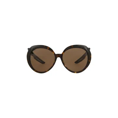 Pre-owned Balenciaga Round Sunglasses 'havana/black/brown' | Women's Size Onesize