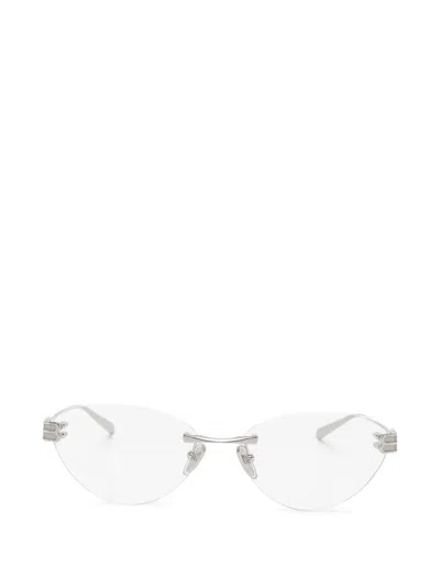 Balenciaga Round-frame Glasses In Gold
