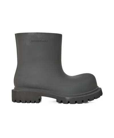 Balenciaga Rubber Boots In Yellow