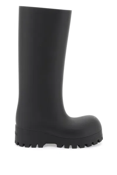 Balenciaga Rubber Bulldozer Rain Boots For In Black
