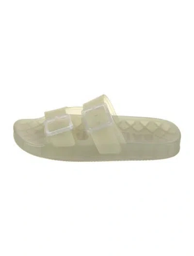 Pre-owned Balenciaga Rubber Slides In Transparent