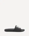 Balenciaga Slide Sandals With Open Toe And Flat Sole