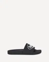 Balenciaga Rubber Slippers In Black