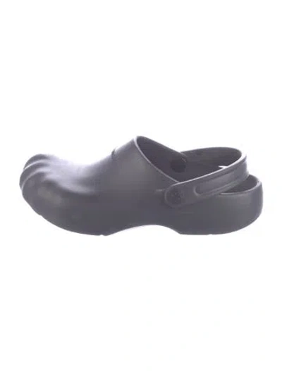Pre-owned Balenciaga Rubber Slippers In Gray