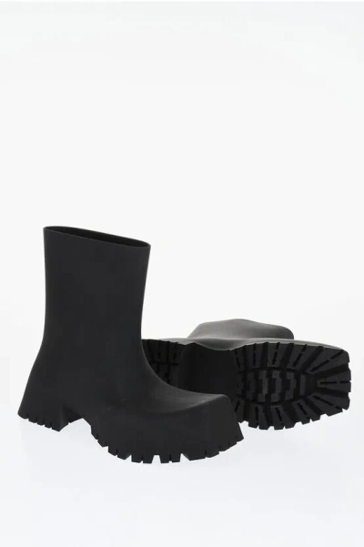 BALENCIAGA RUBBER TROOPER BOOTS WITH TANK SOLE