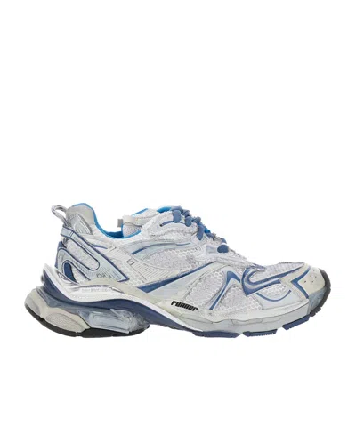 Balenciaga Sneakers Low-top Runner 2 In Mesh In Multi