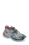 Balenciaga Runner 2 Sneaker In Grey/blue/pink