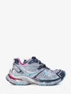 Balenciaga Multicolor Nylon And Mesh Sneakers In Grey