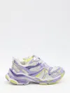 Balenciaga Purple Runner 2.0 Low Top Sneakers In White