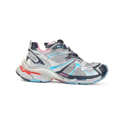Balenciaga Runner 2 Mesh And Rubber Sneakers In Multi