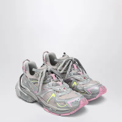 Balenciaga Runner 2.0 Grey/yellow/pink Sneakers Women In Gray