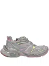 Balenciaga Women Runner 2 Nylon Low-top Sneakers With Leather Inserts In Multi