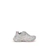 Balenciaga Women Runner 2 Nylon Low-top Sneakers With Leather Inserts In Multi