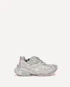 Balenciaga Women Runner 2 Nylon Low-top Sneakers With Leather Inserts In Multi