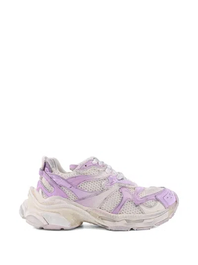 Balenciaga Women Runner 2 Sneakers In Nylon And Mesh In Multi