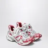 Balenciaga White And Red Runner 2.0 Sneakers In Multi