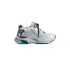 Balenciaga Men's Runner Trainers In Light Beige/grey/pink/blue