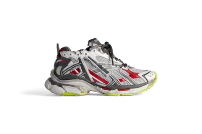 Pre-owned Balenciaga Runner Black White Red Neon Yellow In Black/white/red