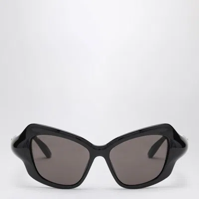 Balenciaga Runner Cat Sunglasses In Black