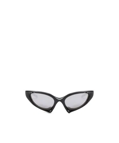 Balenciaga Runner Cat Sunglasses In White