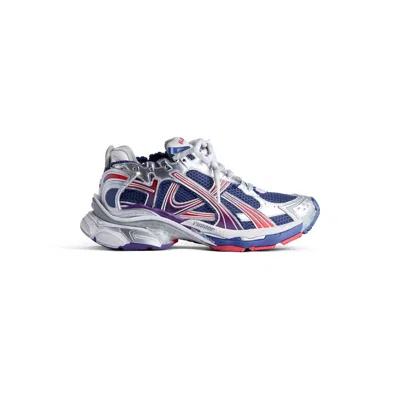 Balenciaga Runner Gradient In Dk Blu/gry/red
