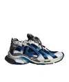 Balenciaga Runner Sneakers With Perforated Upper In Multicolor