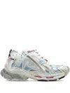 Balenciaga Sneaker Runner White Blue Pink Brown