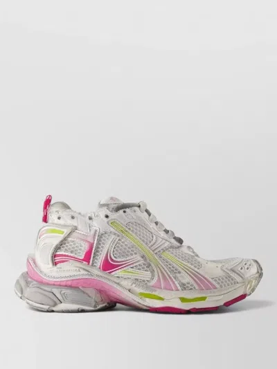 Balenciaga Runner Gradient Mesh Polyurethane Sneakers In Multi