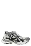 Balenciaga Dynamic Multicolor Runner Sneakers With Chunky Silhouette In Gray