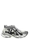 Balenciaga Dynamic Multicolor Runner Sneakers With Chunky Silhouette In Gray