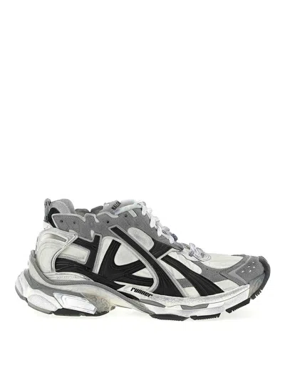 Balenciaga Dynamic Multicolor Runner Sneakers With Chunky Silhouette