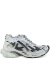 Balenciaga Number Embroidered Toe Runner Sneakers In White