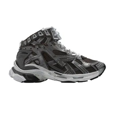 Pre-owned Balenciaga Runner High 'black Medium Grey' | Men's Size 40 In Gray