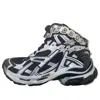Balenciaga Runner High Top Sneakers 'bicolor Black And White'