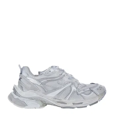 Balenciaga Runner Lace-up Sneakers In Gray