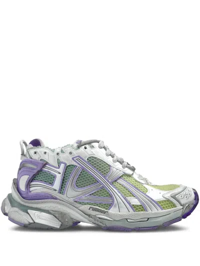 Balenciaga Gradient Mesh Runner Sneakers For Women In Multi
