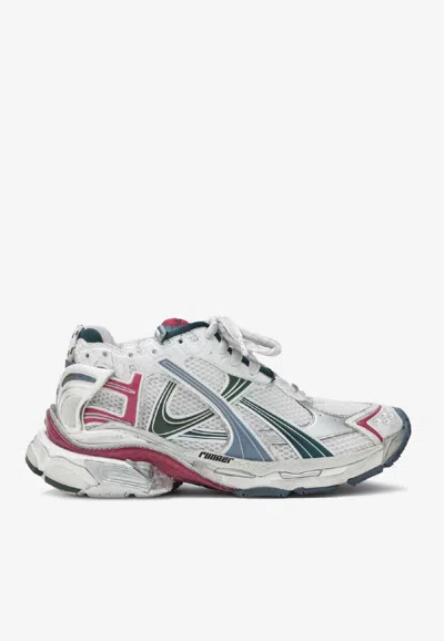 Balenciaga Runner Low-top Nylon And Mesh Sneakers In Multi