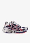 Balenciaga Mesh Panel Runner Sneakers Reflective Elements In Multi